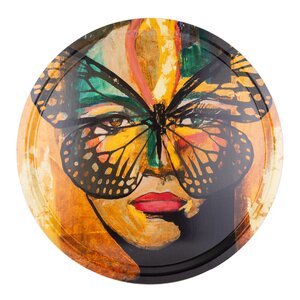 Carolina Gynning Bricka 46 cm golden butterfly