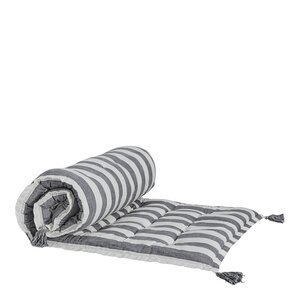 Lene Bjerre Felima sittdyna/madrass 190x70 cm vit/mörkgrå