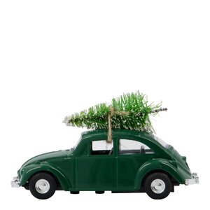 House Doctor Xmas Car julpynt bil mini 8,5 cm grön