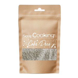 ScrapCooking Strössel minikulor 80 g silver