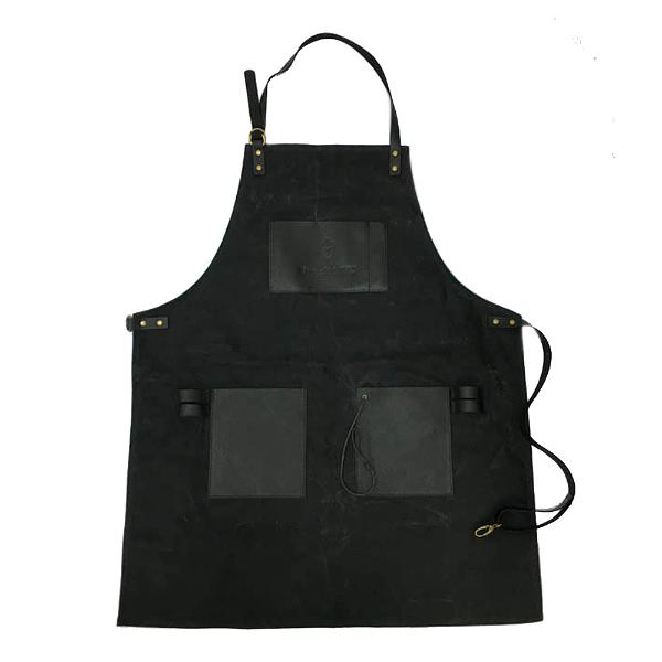 Kamado SUMO Förkläde Vaxad Bomull Svart