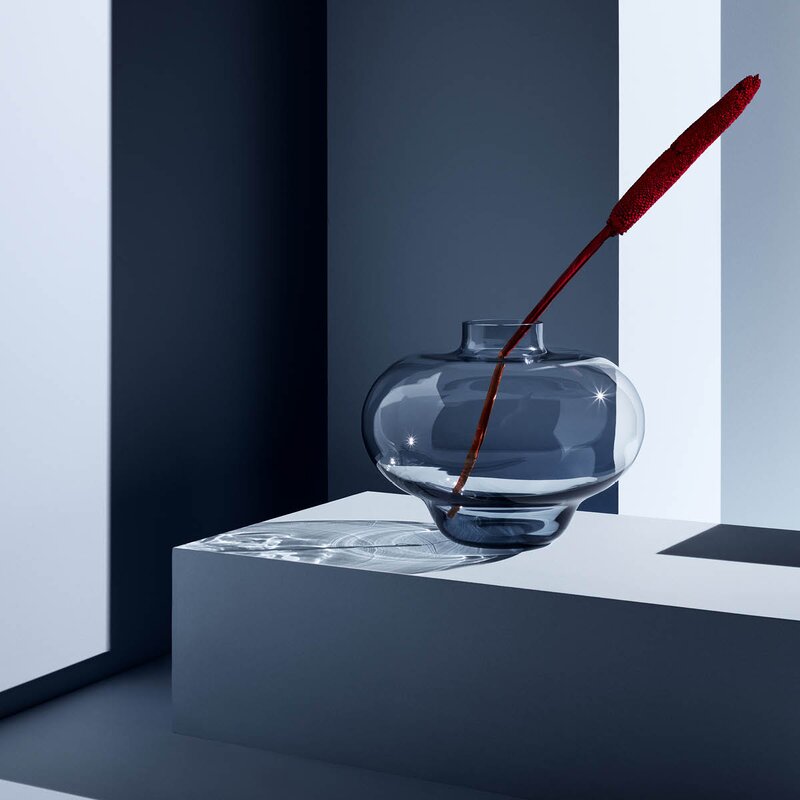 Kosta Boda Kappa Vas 21 cm cirkulärt glas