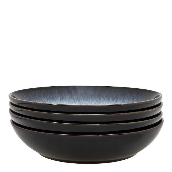 Denby Halo Pastaskål 4-pack Blå-svart