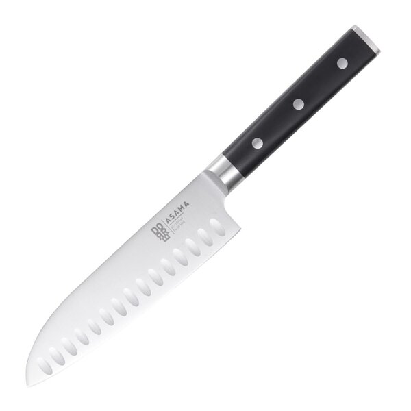 Dorre Asama Santoku kockkniv 18 cm svart/silver