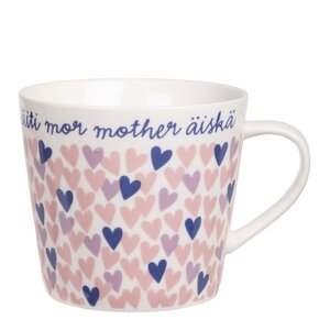 Martinex Koti mugg mor hjärta 35 cl rosa