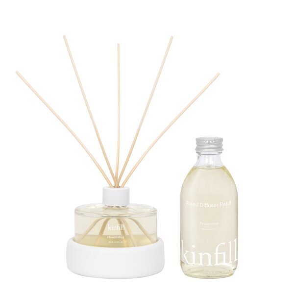 Kinfill Startkit Reed diffuser 250 ml flowershop
