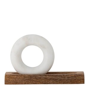 Bloomingville Mortel med stöt Manuella 2-pack 28x17x7 cm mangoträ/marmor
