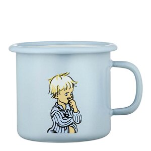 Muurla Emil emaljmugg 25 cl Emil blå