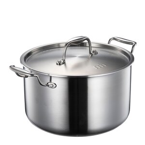 Modern House Rix Circle gryta 6,5 L blankt stål
