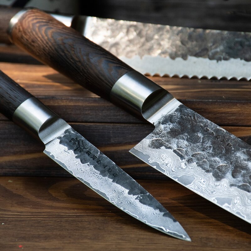 Satake Kuro Knivset 3 delar Rostfri