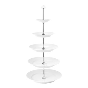 Royal Copenhagen White Fluted Fat 5 våningar