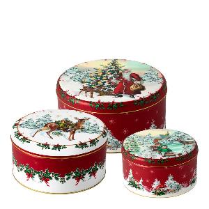 Villeroy & Boch Winter Collage Accessoires Kakburkar 3-pack
