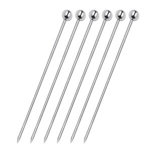 Cilio Cocktailpinnar 6-pack stål