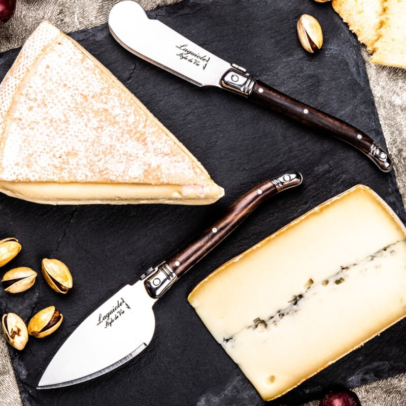 Laguiole Style de Vie Ostknivar 3 delar Dark wood