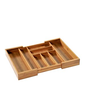 Kesper Besticklåda justerbar 57x45x5 cm bambu