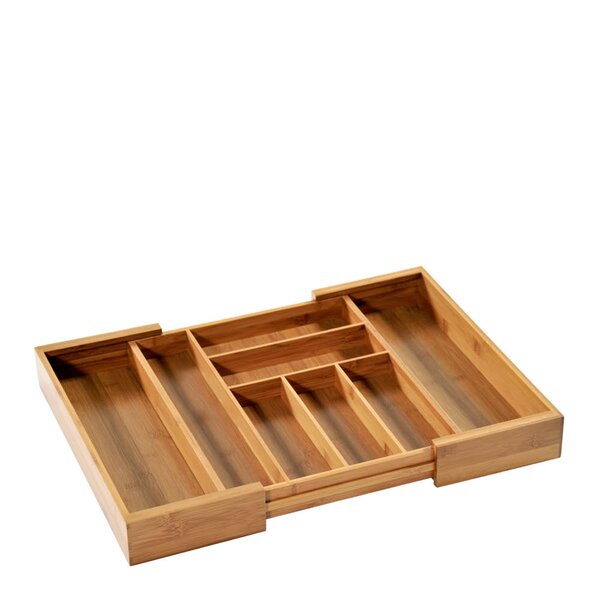 Kesper Besticklåda justerbar 57x45x5 cm bambu