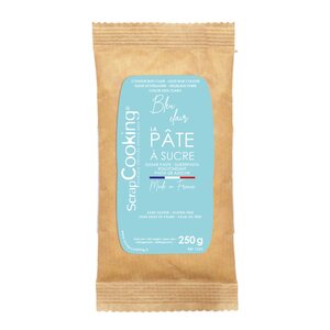 ScrapCooking Sockerpasta 250 g ljusblå