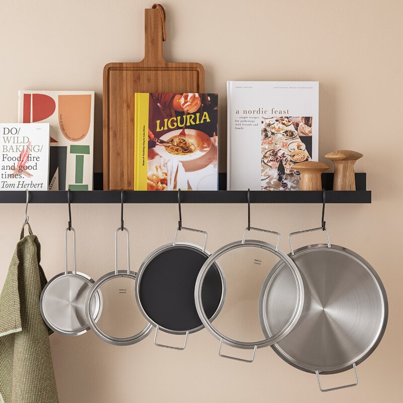 Eva Trio Platt lock 13 cm rostfritt stål