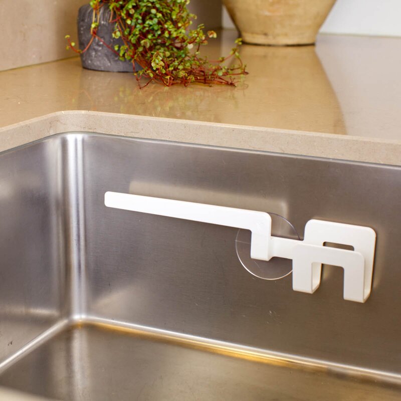 Bosign Do-Dish hållare för disktrasa & svamp 24 cm vit