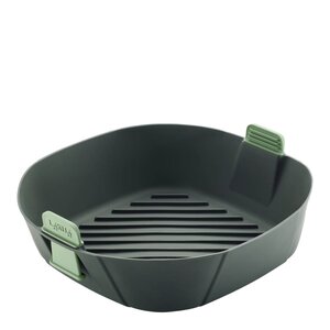 Lékué Silikonkorg XL till airfryer 25x25 cm grå