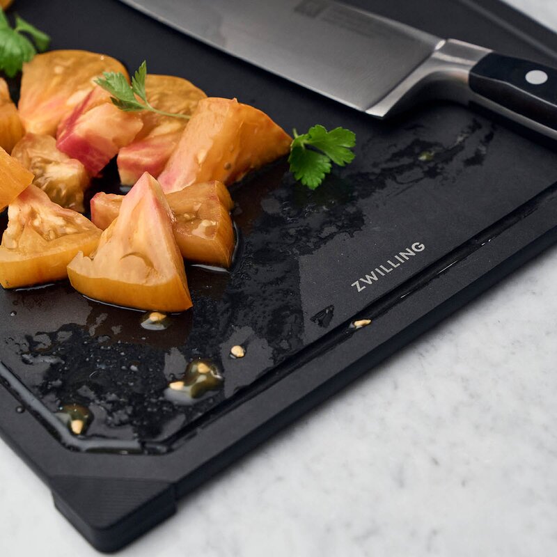 Zwilling Skärbräda 37x25 cm träfiber svart