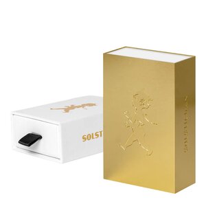 SOLSTICKAN Tändsticksfodral Liten Mässing