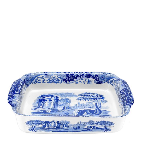 Spode Blue Italian ugnsform 29,7x22,1 cm blå/vit