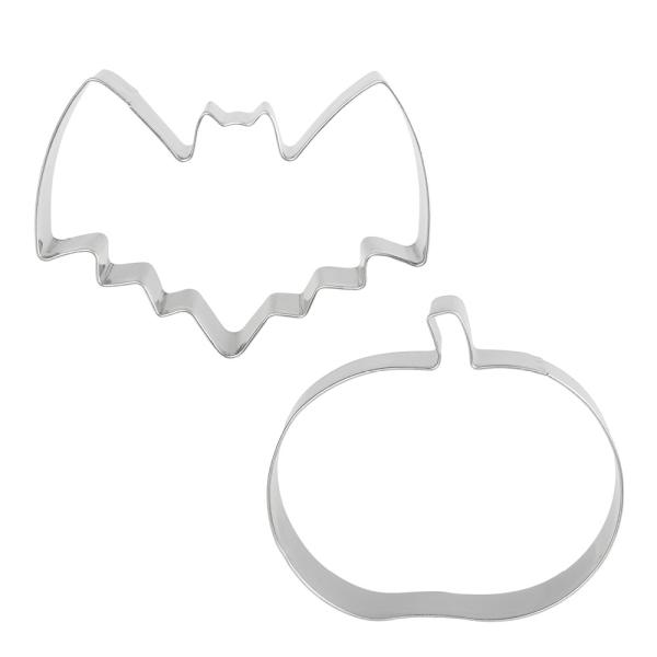 Iloleipuri Pepparkaksformar 2-pack Halloween Rostfri