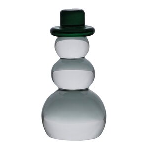 Magnor Snögubbe med hatt 9,2 cm grön
