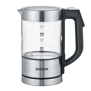 Severin Vattenkokare WK3458 digital 0,5 L 1100W svart/silver