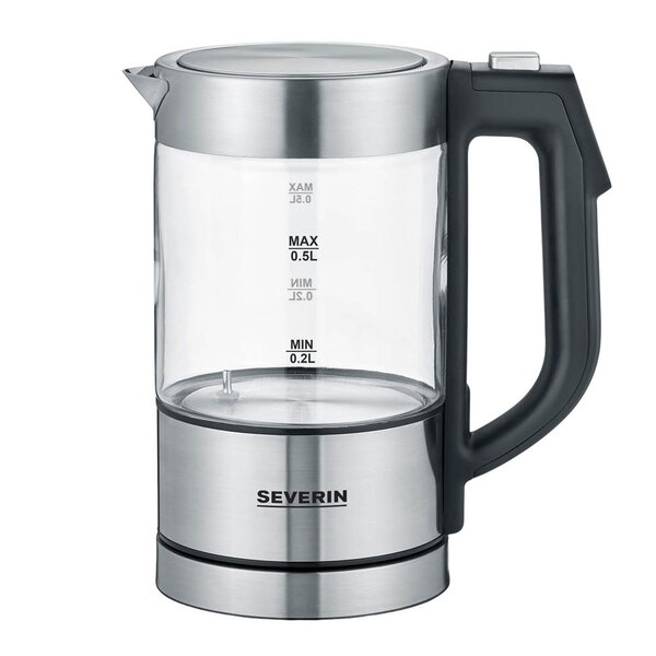 Severin Vattenkokare WK3458 digital 0,5 L 1100W svart/silver