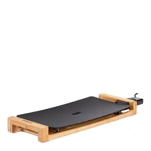 PRINCESS Bordsgrill 50x25 cm 2200W non-stick svart/bambu