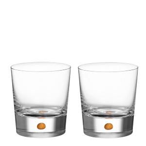 Orrefors Intermezzo Guld Double Old Fashioned 40 cl 2-pack
