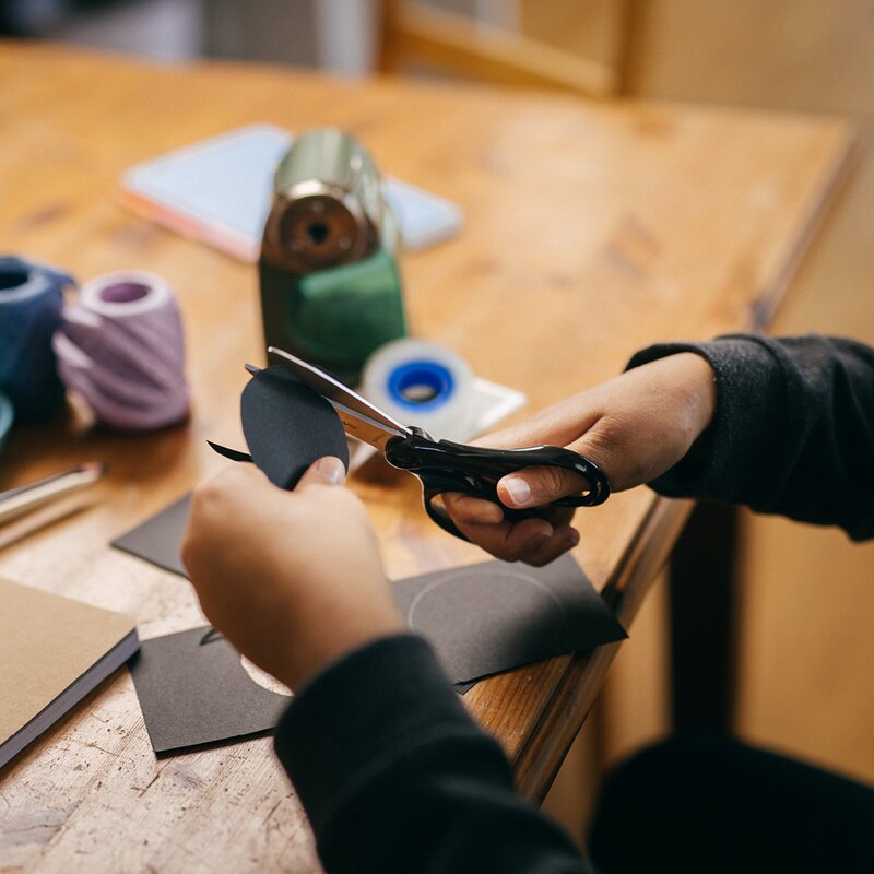 Fiskars Skolsax 12+ år 18 cm svart
