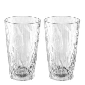 Koziol Club Longdrinkglas 30 cl 2-pack Klar