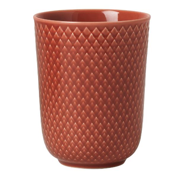 Lyngby Porcelæn – Rhombe Color Mugg 33 cl Terracotta