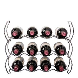 Hahn Kitchenware Vinställ stapelbar 12 flaskor Krom