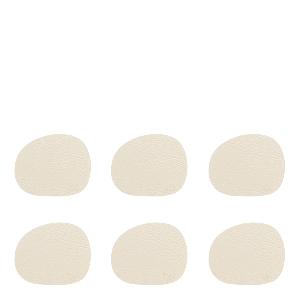 Aida RAW Buffalo Glasunderlägg 12,2x10 cm 6-pack Warm Nude