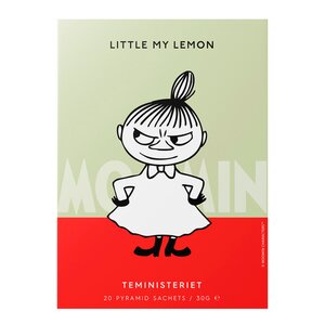 Moomin Mumin pyramidpåse Lilla My Lemon grönt te citron 20-pack