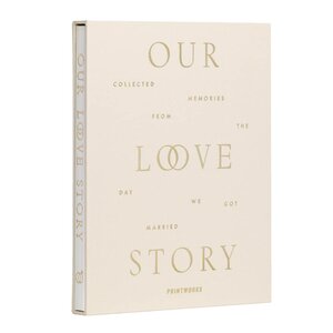 Printworks Our Love Story bröllopsjournal