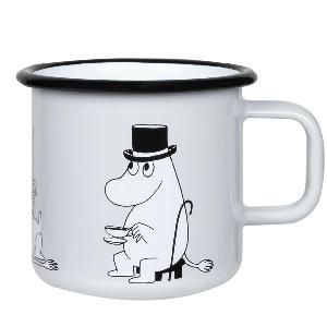 Muurla Mumin emaljmugg muminpappa retro 37 cl