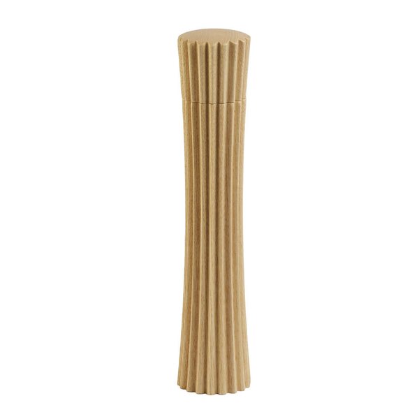 Legnoart Pleats salt- och pepparkvarn keramiskt 26 cm ljust askträ