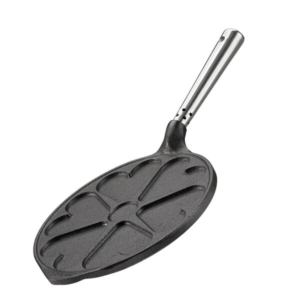 Skeppshult Professional plättlagg hjärtan 23 cm gjutjärn/stål