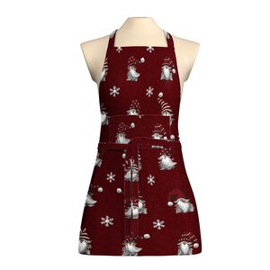 Arvidssons Textil Julian & Co förkläde tomte röd