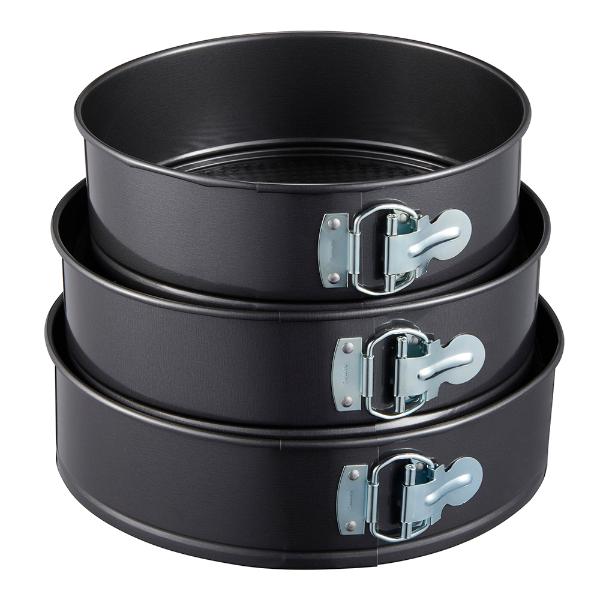 Solie Springformar Non-Stick 3-pack Svart