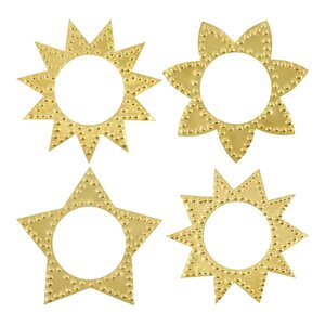 House Doctor Ring servettringar 4-pack antik mässing