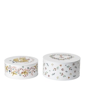 Rosendahl Grand Cru Cottage förvaringsburk 2-pack 20+22 cm vit