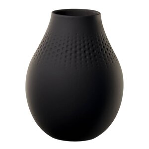 Villeroy & Boch Manufacture Collier Noir vas 20 cm svart