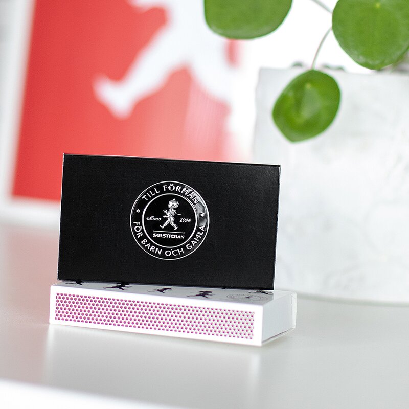 SOLSTICKAN Tändstickor Svart