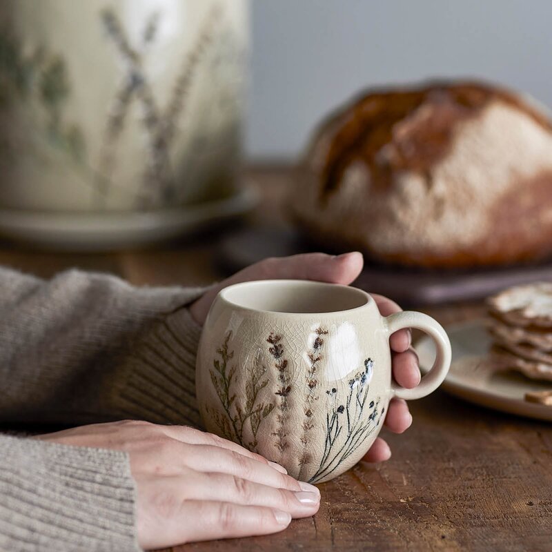 Bloomingville Bea mugg 25 cl natur